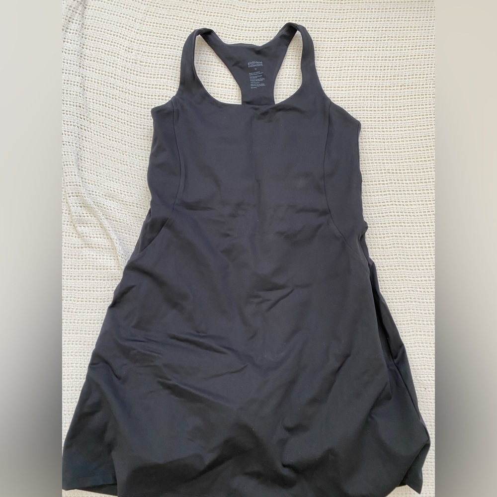Girlfriend collective athletic dress black